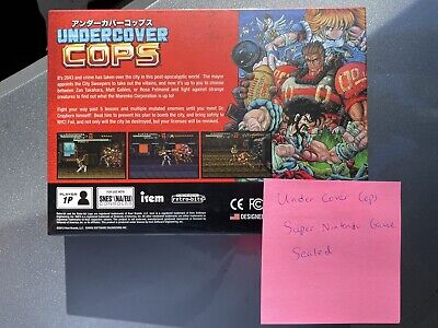 Undercover Cops Super Nintendo SNES Retro Bit Limited Run Undercover Cops Super Nintendo SNES Retro Bit Limited Run