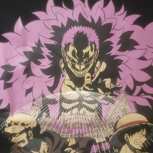 Uniqlo UT One Piece Luffy Law Doflamingo T Shirt Size XL Anime Manga - Picture 3 of 6