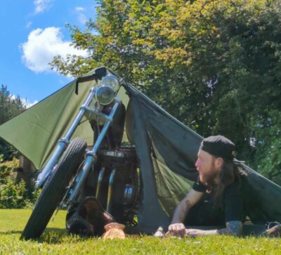 SVAROG England harley oldschool chopper biker motorcycle tent