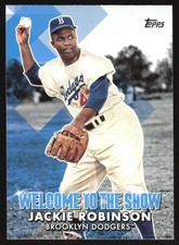 2022 Topps Welcome to the Show Jackie Robinson #WTTS-1 Brooklyn Dodgers