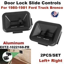2x Door Lock Slide Controls For 1980-1981 Ford Truckford Bronco E0tz-1022168-pr