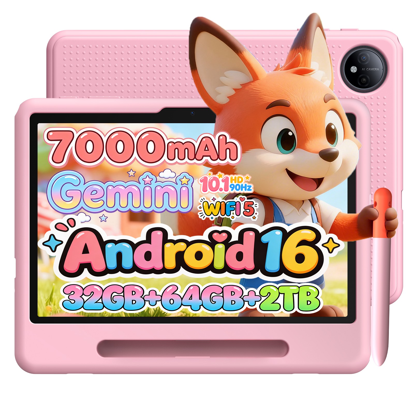 AORLYM P10KID Android 16 Tablet 10 Inch 32GB+64GB 7000mAh 5G