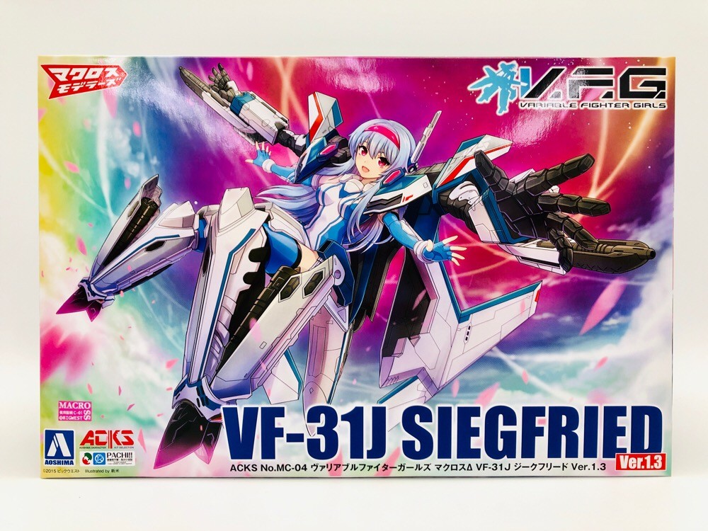 Aoshima Bunka Kyozai VFG Macross delta VF-31J Siegfried версии 1.3 Япония
