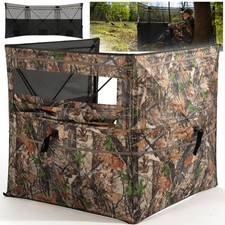 3 4 Panel See Through Hunting Blind for Turkey - Lightweight Portable Pop Up