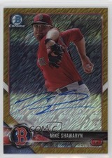 2018 Bowman Chrome Prospect Gold Shimmer Refractor 26/50 Mike Shawaryn Auto 13iq