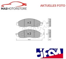 SATZ BREMSBELÄGE BREMSKLÖTZE VORNE CIFAM 822-1081-0 P NEU OE QUALITÄT