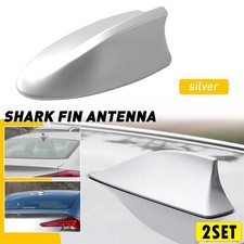 2set Shark Sliver Fin Cover Antenna Radio Fm Signal Am Booster Decor Car Access 2set Shark Sliver Fin Cover Antenna Radio Fm Signal Am Booster Decor Car Access