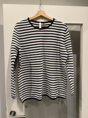 Gerry Weber Edition Damen Oberteil Gestreift Strick Pulli Pullover Gr XL