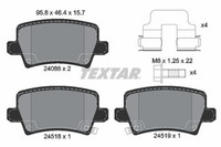 1 X Bremsbelagsatz BremsbeläGe Textar 2408601 FüR Honda