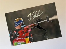 orig. Biathlon Autogramm Justus Strelow
