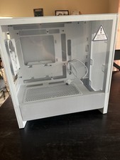 NZXT - H3 Flow Micro-ATX High-Airflow PC Case - White