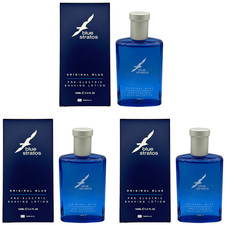 Blue Stratos Original Blue Pre-Electric Shaving Lotion 100ml - 3 Pack