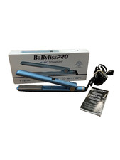 BaBylissPRO Nano Titanium 1  Digital Flat Iron Hair Straightener Blue BNT4095TUC