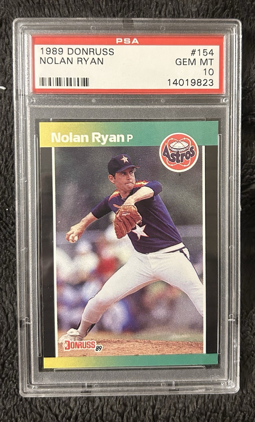 1989 Donruss Nolan Ryan #154 PSA 10