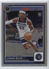 2023-24 Panini NBA Hoops Premium Stock Silver Prizm Leonard Miller #80 11ye
