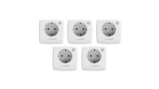 Homematic IP Smart Home 5er-Set Schalt-Mess-Steckdose HmIP-PSM-2