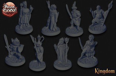Charakterpaket Dungeons & Dragons DnD unbemalt Mini 40k Landschaft Gelände