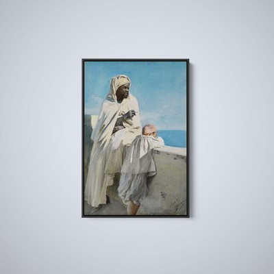 Anders Leonard Zorn - Man and Boy in Algiers - Art Print on Paper or Canvas