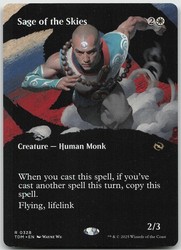 Sage of the Skies (Borderless) #328 Tarkir: Dragonstorm