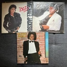 Michael Jackson Bad, Thriller & Of The Wall  Vintage 1sr Press Vinyl Collection