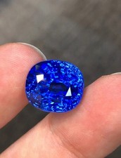5.32 Ct Ceylon Flawless Royal Blue Sapphire Cushion Cut Certified Loose Gemstone