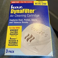 DynaFilter Protec Air Cleaning Humidifier Cartridge - White K14-3W. 3 Filters