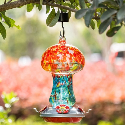 Gifts for Women Hummingbird Feeders for Outdoors Hanging Ant and Bee Proof, B... - Picture 2 of 7