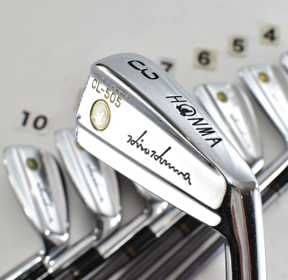 Honma CL-505 8p 3-4-5-6-7-8-9-10 RH Golf Men Club Iron Set Stiff Tour Beam 80 S - Image 3 of 4
