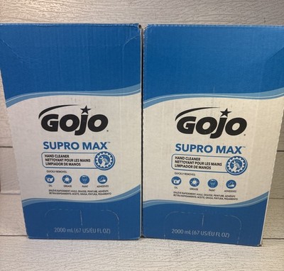 Lot Of 2 GOJO SUPRO MAX Hand Cleaner Heavy Duty Hand Cleaner  67 Fl Oz Each
