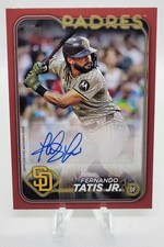 2024 Topps Update Fernando Tatis Jr. All-Star Game Autographs Red /25