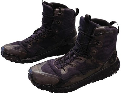 Men's Under Armour Hovr Dawn WP Hiking Boots Triple Black Sz 12 3023105-001