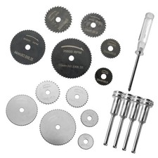 leruiyezs 17 Pezzi Dischi da Taglio per Dremel Accessoires Lama Circolare HSS Di