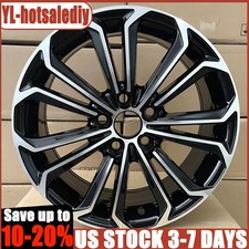 17 Replacement Wheel Machined Black Rim For Toyota Camry 2006-2017 Oem Quality