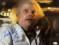 Christopher Lloyd Signed 11x14 Photo Back to the Future Autograph Proof Beckett