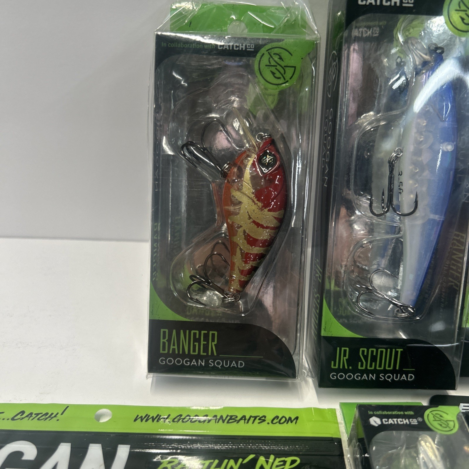 GOOGAN SQUAD lot Of Various Lures And Baits Nomad Design Banger Jr Scout Recon