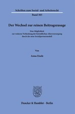 Der Wechsel zur reinen Beitragszusage. | Anna...