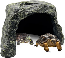 Reptile Hideout Large Tortoise Cave Terrarium Bearded Dragon Gecko Fish Hamster