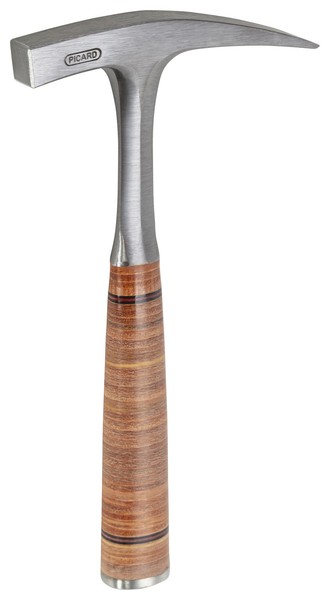 Picard Ganzstahl Geologenhammer 500G Mit Schneide Und Ledergriff Nr. 761 1/2 Neu-image