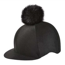 Elico Aberford Lycra Riding Hat Cover - Black