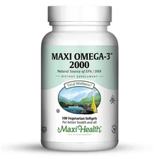 Maxi Health Omega-3 Fish Oil – 2000mg EPA & DHA for Heart & Brain Health