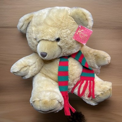 Russ Berrie Kringle Bear Plush Christmas Brown Large 20'' SittingNew 1996