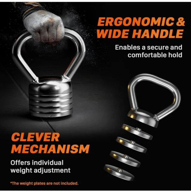 Adjustable Kettlebell Handle for Versatile Home Workouts, Perfect for Strength - Image 3 of 4