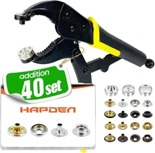 Snap Installation Tool, Snap Setter Tool Includes 80 Sets 15Mm Snaps for Boat Co