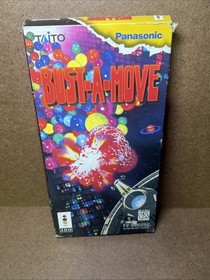 3DO - Bust-A-Move (TESTED & WORKS) - CIB Panasonic 3D0 Long Box Game WOW!