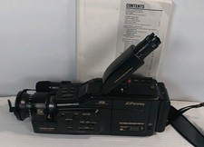 JC Penny Camcorder VHS Model 686-6093 W/ Manual Untested