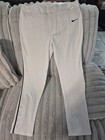 Nike Herren Tapered Full Length WEISS Baseball Blau STREIFEN Hose Gr. XL Neu Grau