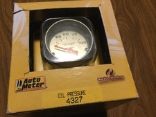 Auto Meter 4327 Ultra Lite Pro Comp Oil Pressure Gauge Electric New