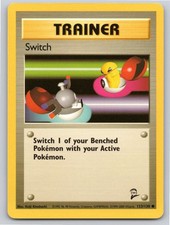 2000 POKEMON BASE SET 2 SWITCH 123/130 C NM A105058 FREE S&H