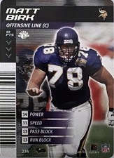 2002 NFL Showdown Matt Birk 1st Edition #234
