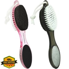 YIOYOODA Foot Brush and Pumice Stone for Feet, 4-in-1 Foot File Callus Remove...